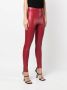 Michael Kors Legging met leren-effect Rood - Thumbnail 3