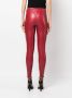 Michael Kors Legging met leren-effect Rood - Thumbnail 4