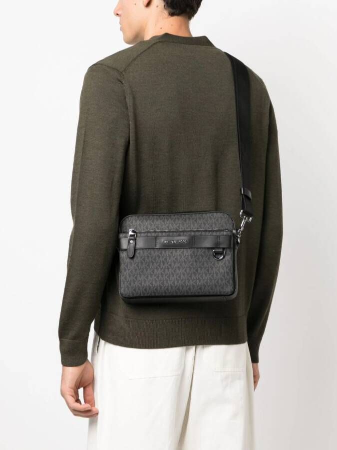 Michael Kors Leren crossbodytas Zwart