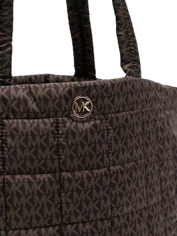 Michael Kors Gewatteerde shopper Bruin