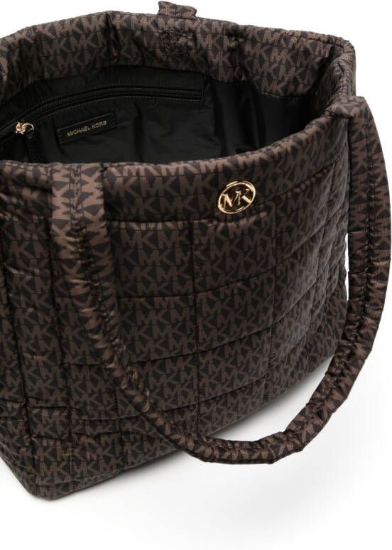 Michael Kors Gewatteerde shopper Bruin