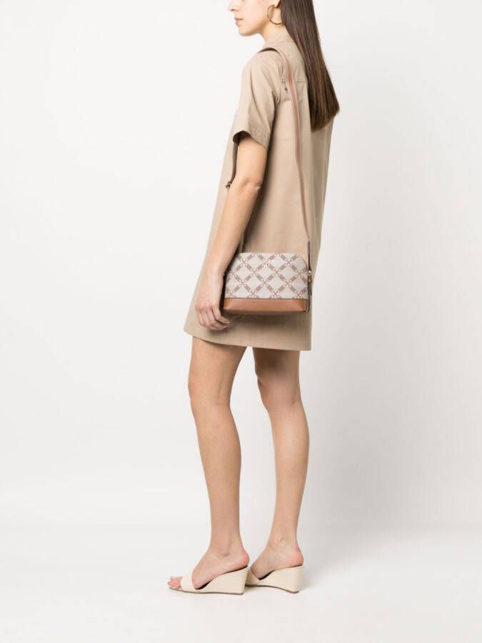 Michael Kors Crossbodytas met logo-reliëf Bruin