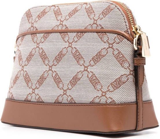 Michael Kors Crossbodytas met logo-reliëf Bruin