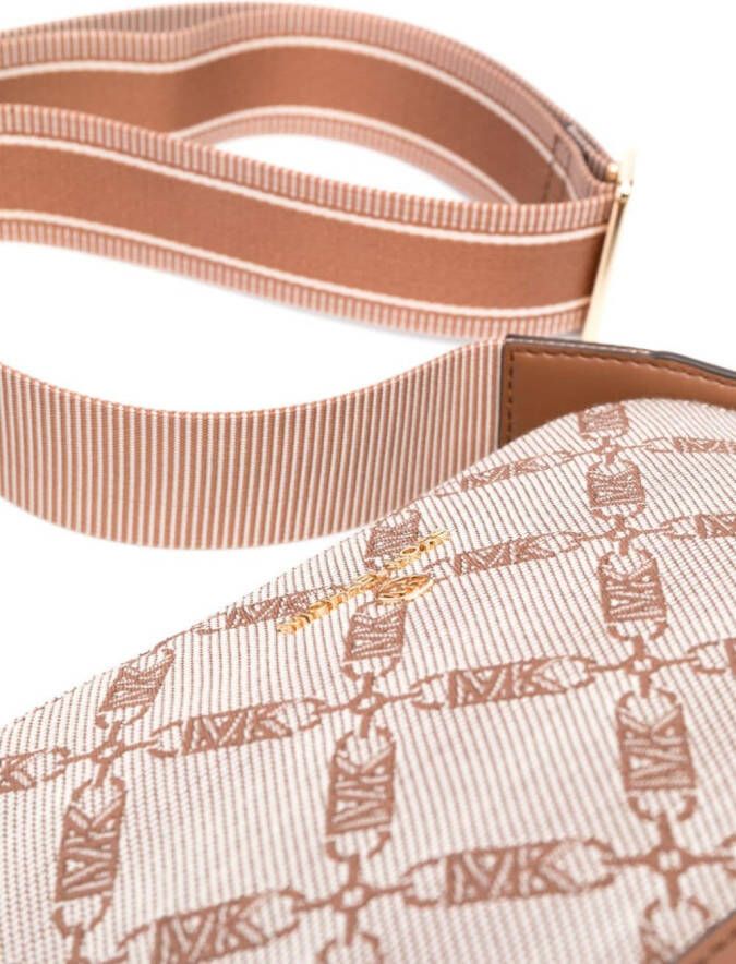 Michael Kors Crossbodytas met logo-reliëf Bruin