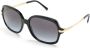 Michael Kors Zonnebril met vierkant montuur Zwart - Thumbnail 2