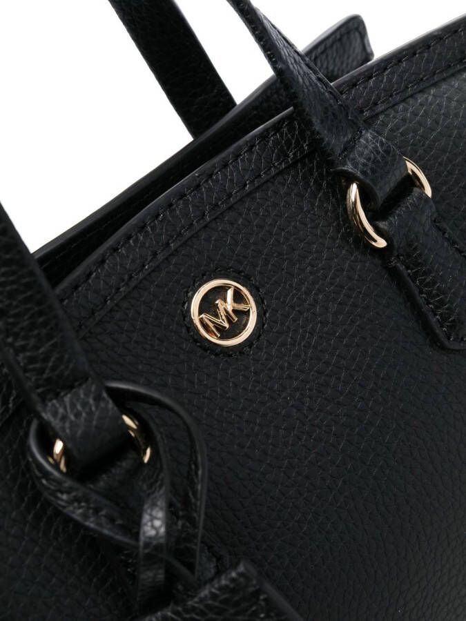 Michael Kors Shopper met logoplakkaat Zwart