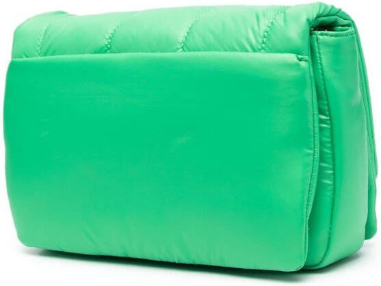 Michael Kors Crossbodytas met logoplakkaat Groen