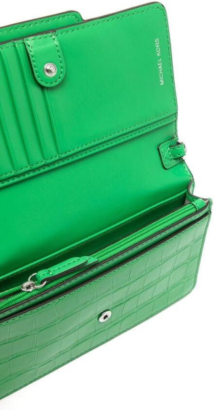 Michael Kors Boekentas met logoplakkaat Groen