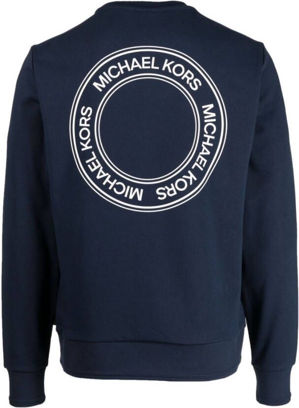 Michael Kors Sweater met logoprint Blauw