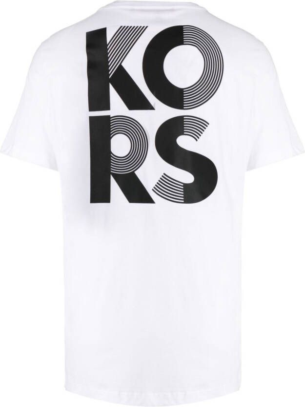 Michael Kors T-shirt met logoprint Wit