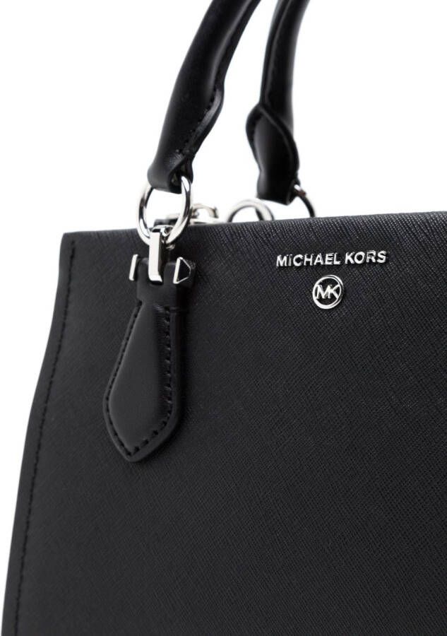 Michael Kors Marilyn leren crossbodytas Zwart
