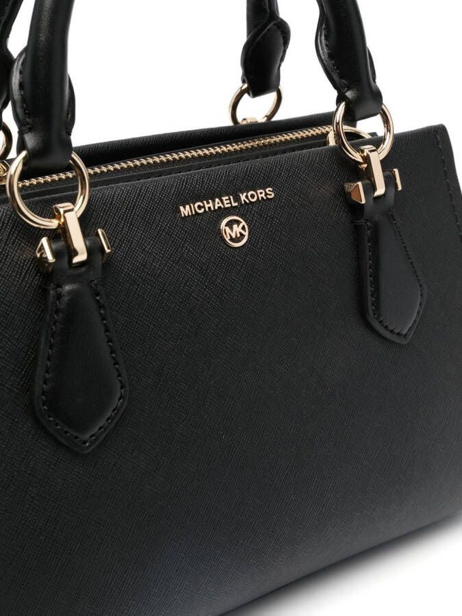 Michael Kors Marylin leren shopper Zwart