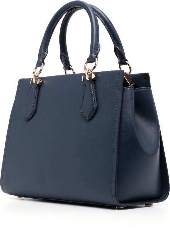 Michael Kors Marilyn leren shopper Blauw