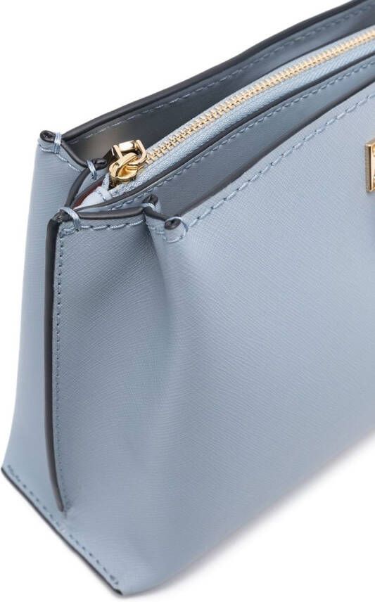 Michael Kors Messengertas met logoplakkaat Blauw