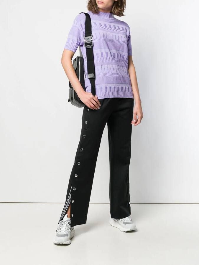 Michael Kors Metallic broek Zwart