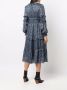 Michael Kors Midi-jurk met bloemenprint Blauw - Thumbnail 4