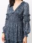 Michael Kors Midi-jurk met bloemenprint Blauw - Thumbnail 5