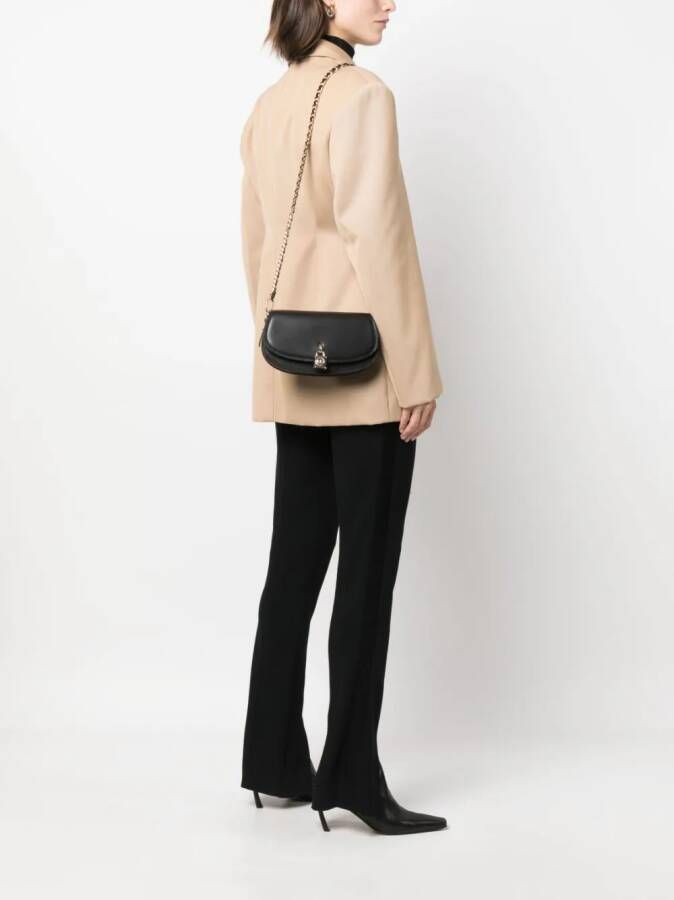 Michael Kors Mila leren crossbodytas Zwart