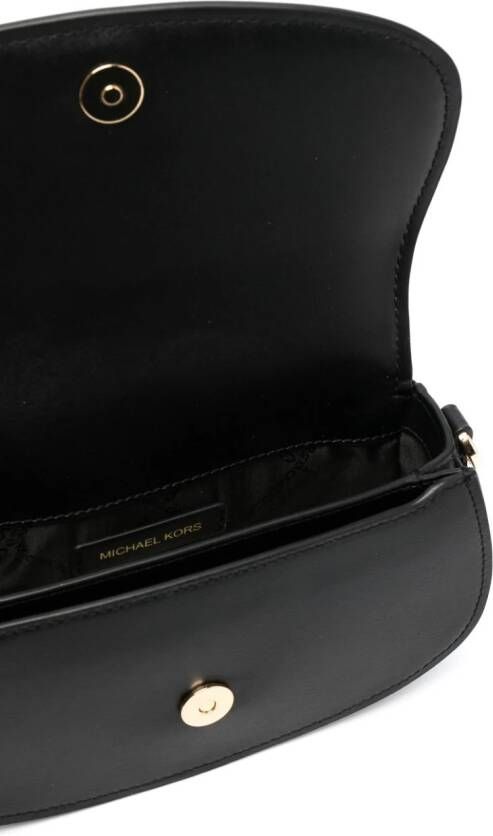 Michael Kors Mila leren crossbodytas Zwart