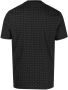 Michael Kors T-shirt met monogram en jacquard Zwart - Thumbnail 2