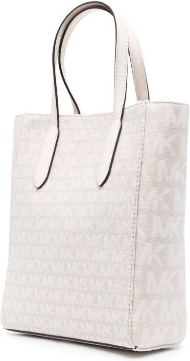 Michael Kors Shopper met monogrampatroon Beige