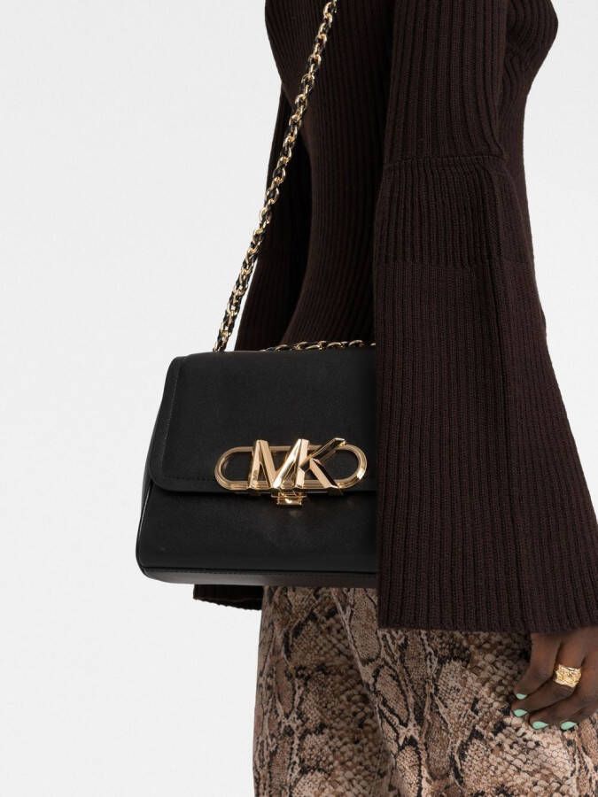 Michael Kors Parker medium schoudertas Zwart
