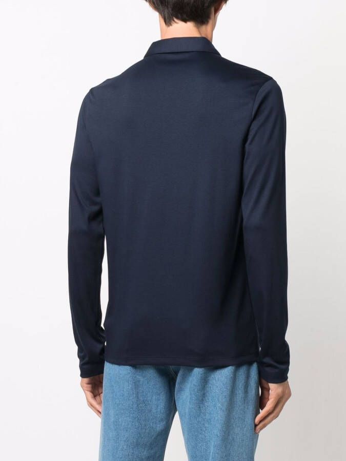 Michael Kors Poloshirt met geborduurd logo Blauw