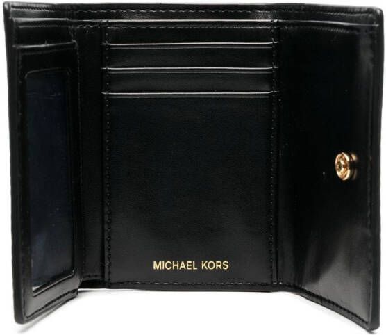 Michael Kors Portemonnee met logoplakkaat Zwart