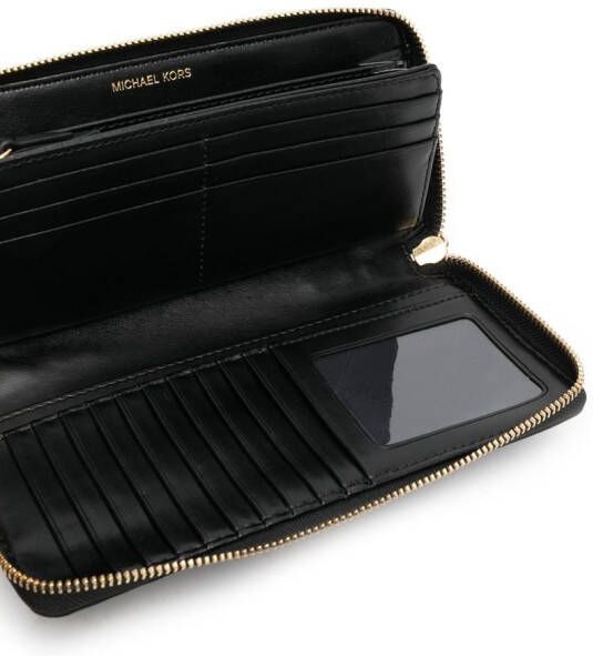 Michael Kors Portemonnee met logoplakkaat Zwart
