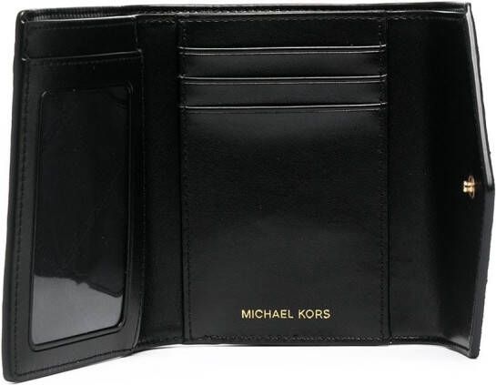 Michael Kors Portemonnee met logoplakkaat Zwart