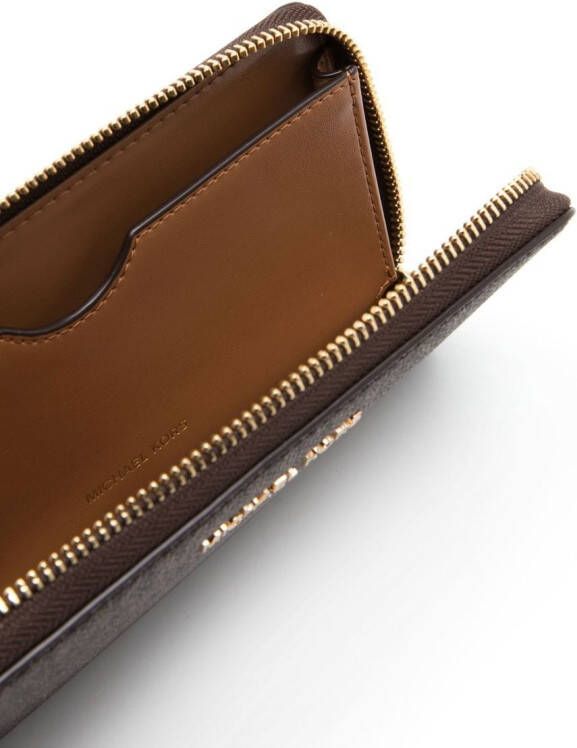 Michael Kors Portemonnee met logoprint Bruin
