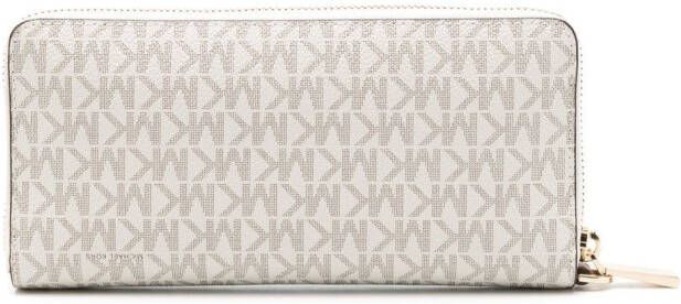 Michael Kors Portemonnee met monogram Beige