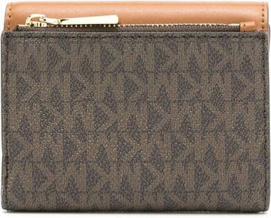 Michael Kors Portemonnee met monogram Bruin