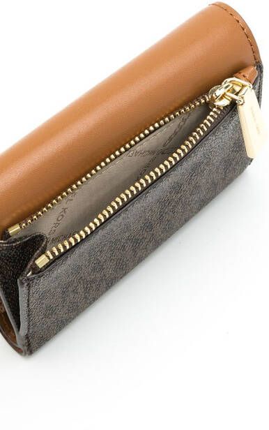 Michael Kors Portemonnee met monogram Bruin