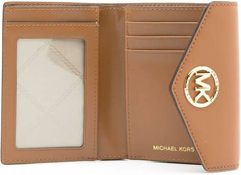 Michael Kors Portemonnee met monogram Bruin
