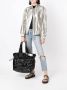 Michael Kors Grote Trisha leren schoudertas Beige - Thumbnail 2