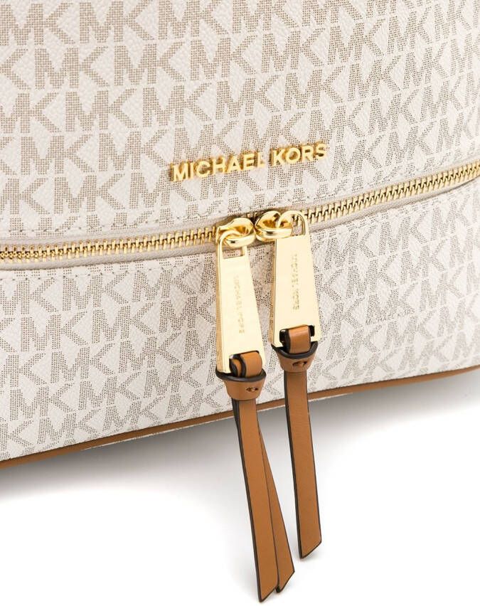 Michael Kors Rhea rugzak met logoprint Wit