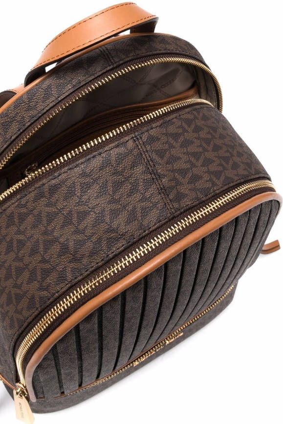 Michael Kors Rugzak met monogram Bruin