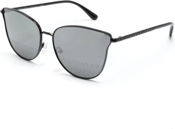 Michael Kors Salt Lake City zonnebril met vierkant montuur Zwart