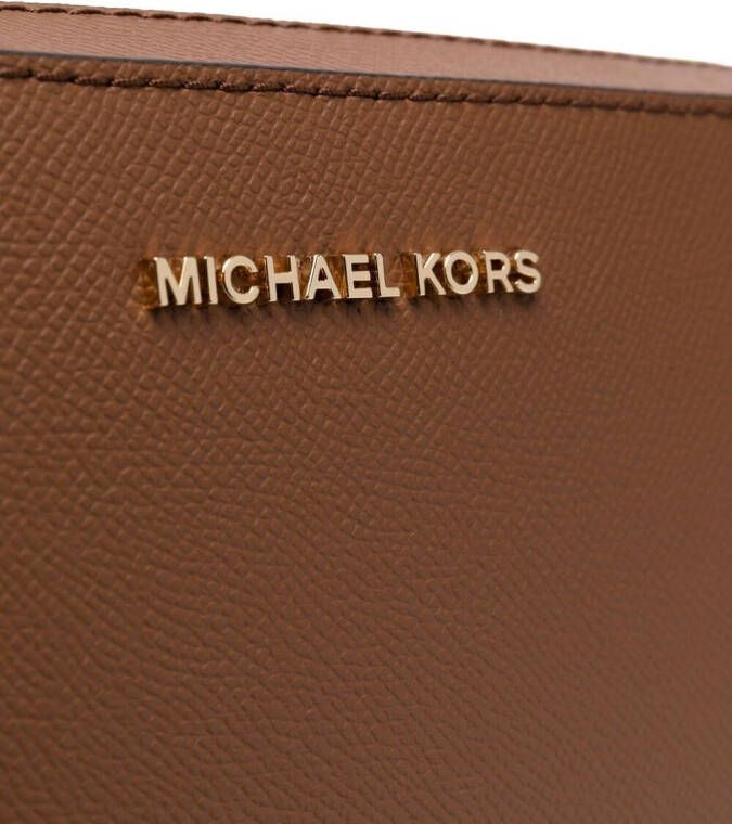 Michael Kors Schooltas met logoplakkaat Bruin