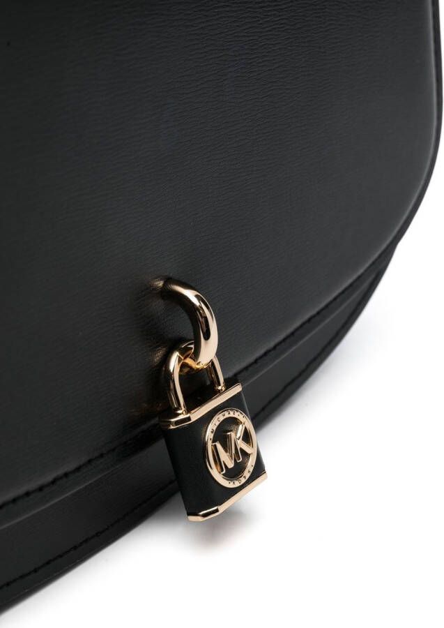Michael Kors Schoudertas met slot Zwart