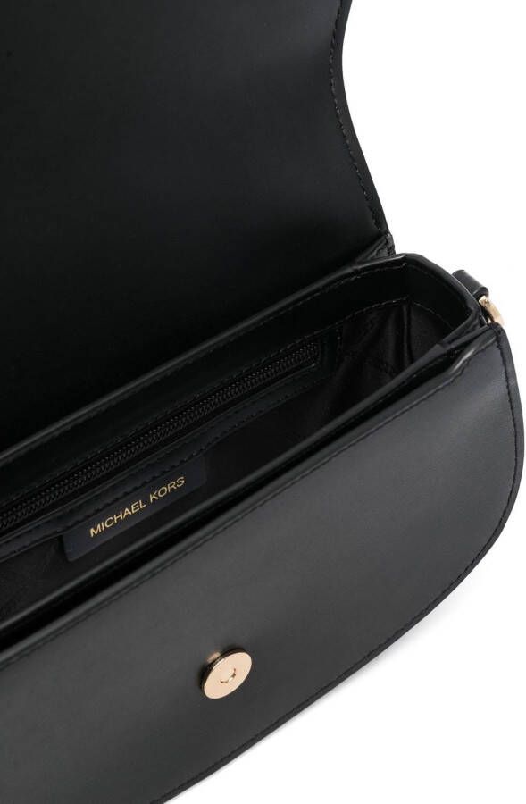 Michael Kors Schoudertas met slot Zwart