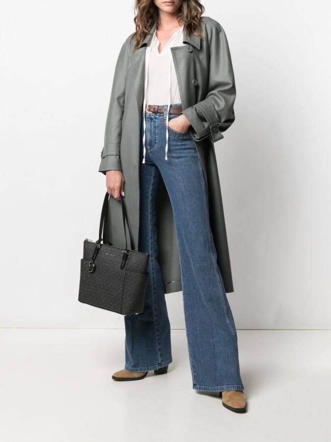 Michael Kors Shopper met monogramprint Zwart