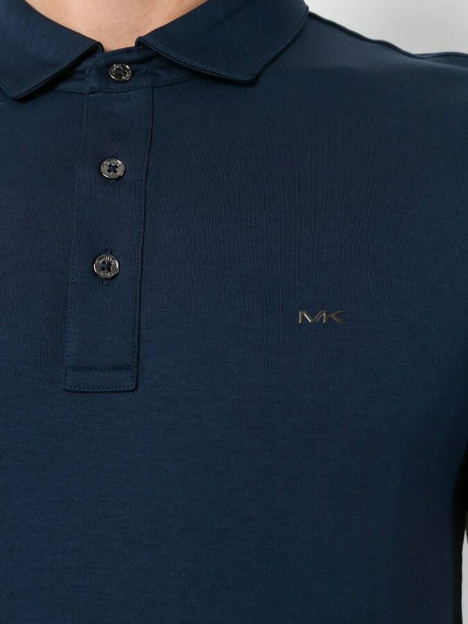 Michael Kors short sleeved polo shirt Blauw