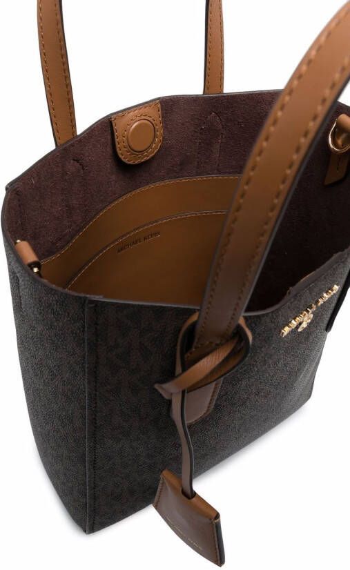 Michael Kors Sinclair schoudertas met logoprint Bruin