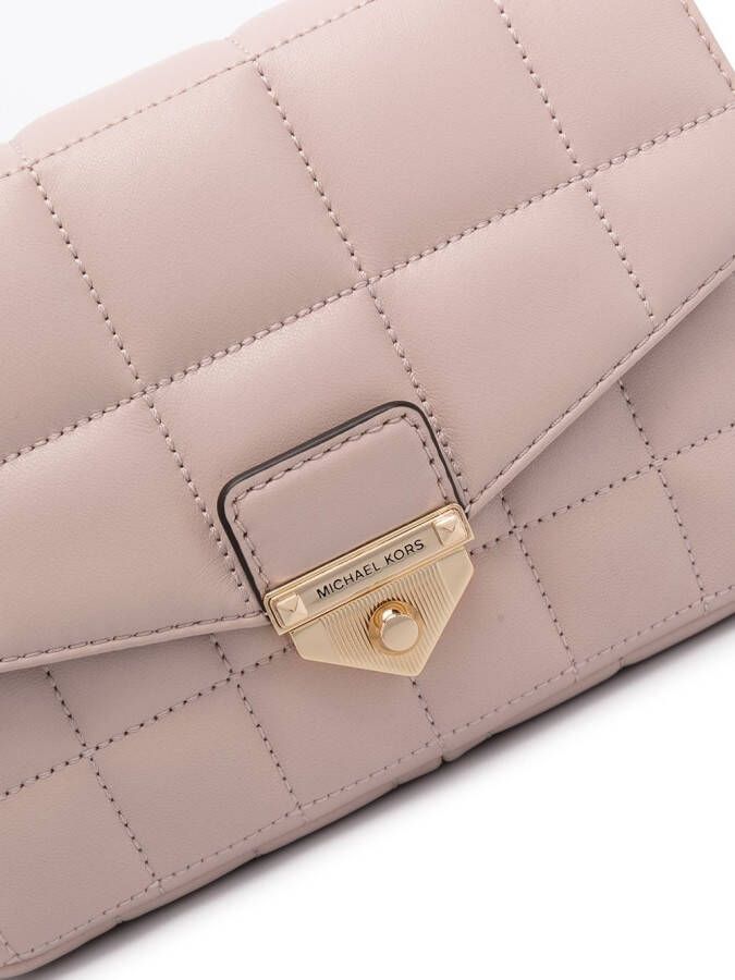Michael Kors Soho gewatteerde schoudertas Roze