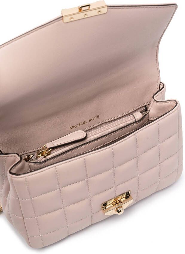 Michael Kors Soho gewatteerde schoudertas Roze