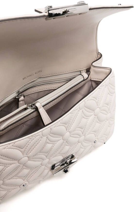 Michael Kors Soho gewatteerde schoudertas Wit
