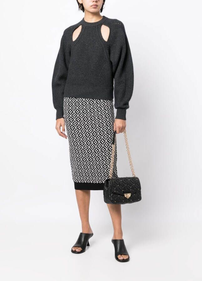 Michael Kors Soho schoudertas met ketting Zwart