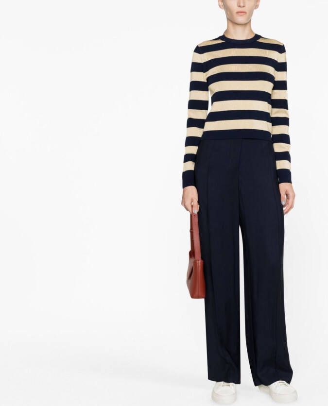 Michael Kors Gestreepte trui Blauw